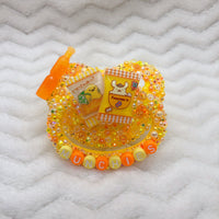 Sanrio Snacks Orange/Yellow Seconds BP Paci