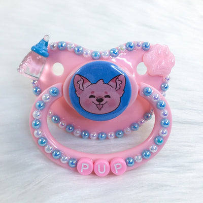 Cotton Candy Puppy PM Paci (Custom Options Blank to Full Deco)