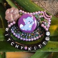 Witchy Kitten Premade PM Paci