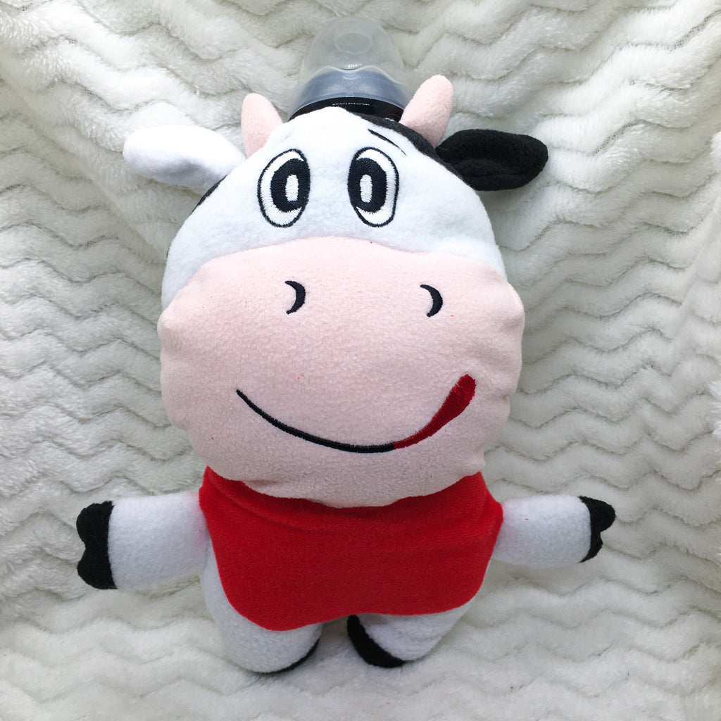 Moo Moo Cow Bottle Cover and Adult Bottle Set