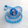 Blue Baby Cow PM Paci (Custom Options Blank to Full Deco)