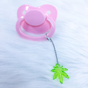 Stonie Leaf Removable Paci Charm (Many Color Options)