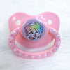 Baby Clown Pink Background PM Paci (Custom Options Blank to Full Deco)