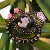 Purple Kitten Black Background PM Paci (Custom Options Blank to Full Deco)