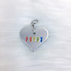Rainbow Puppy Collar Tag or Bracelet/Paddle Charm