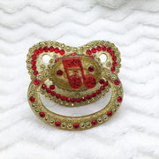 Red and Gold Musical Baby HC Paci