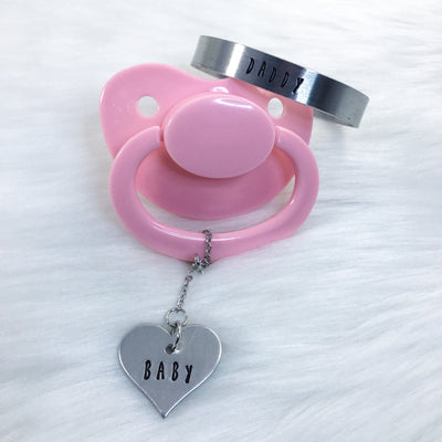 Daddy and Baby Set (Daddy Bracelet, Baby Paci Charm, or Set)