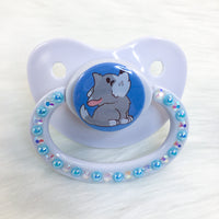 Baby Wolf Baby Blue PM Paci (Custom Options Blank to Full Deco)