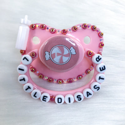 Peppermint Swirl Candy Baby PM Paci (Custom Options Blank to Full Deco)