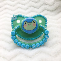 Froggie Blue PM Paci (Custom Options Blank to Full Deco)
