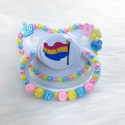 Pansexual Pride Flag PM Paci (Custom Options Blank to Full Deco)