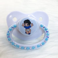 Blue Chibi Baby Boy PM Paci (Custom Options Blank to Full Deco)