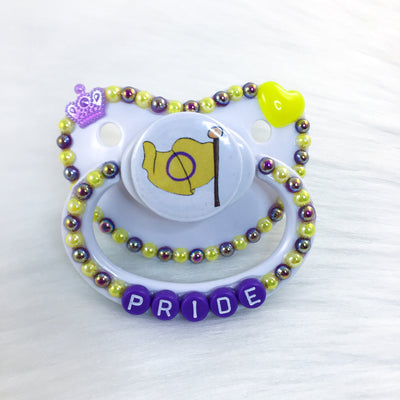 Intersex Pride Premade PM Paci