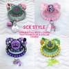 Rainbow Sprinkles Pink/Pink Cupcake PM Paci (Custom Options Blank to Full Deco)