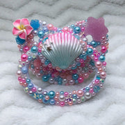 Pink and Blue Seashell Seconds BP Paci